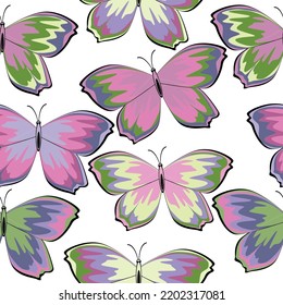Beautiful floral pattern pastel colors. White color background.