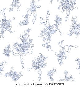 Beautiful floral pattern perfect for textile design,