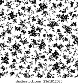 Hermoso patrón floral perfecto para el diseño textil,