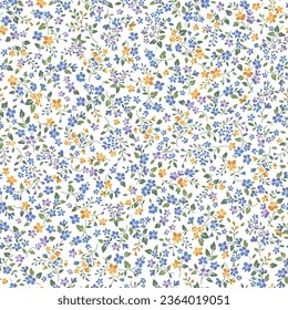 Beautiful floral pattern perfect for textile design,