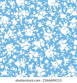 Schönes Blumenmuster, das perfekt für das Textildesign ist,