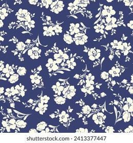 Beautiful floral pattern perfect for textile design,
