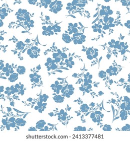 Beautiful floral pattern perfect for textile design,