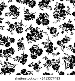 Hermoso patrón floral perfecto para el diseño textil,