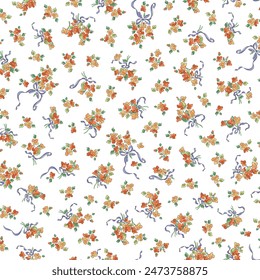 Hermoso patrón floral perfecto para el diseño textil,