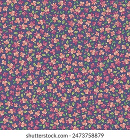 Hermoso patrón floral perfecto para el diseño textil,