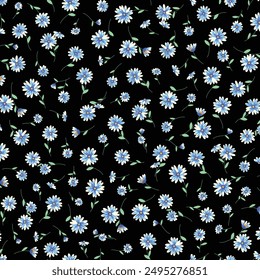 Hermoso patrón floral perfecto para el diseño textil,