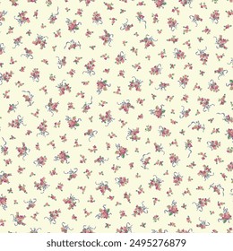 Beautiful floral pattern perfect for textile design,