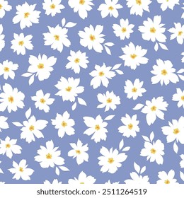 Lindo padrão floral perfeito para design têxtil,