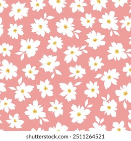 Beautiful floral pattern perfect for textile design,
