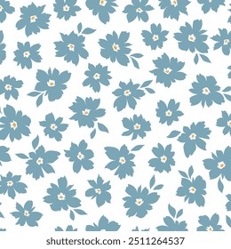Hermoso patrón floral perfecto para el diseño textil,