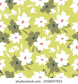 Beautiful floral pattern perfect for textile design,