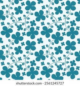 Beautiful floral pattern perfect for textile design,