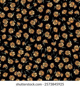 Beautiful floral pattern perfect for textile design,