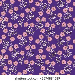 Beautiful floral pattern perfect for textile design