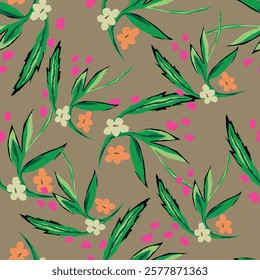 Beautiful floral pattern perfect for textile design