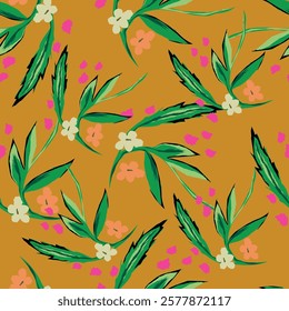 Beautiful floral pattern perfect for textile design