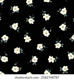 Beautiful floral pattern perfect for textile design,