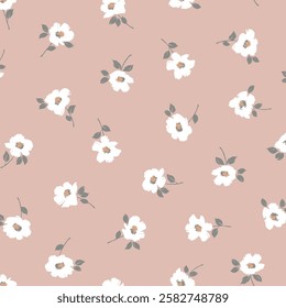 Beautiful floral pattern perfect for textile design,