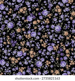 Beautiful floral pattern perfect for textile design,