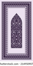 beautiful floral pattern prayer rug