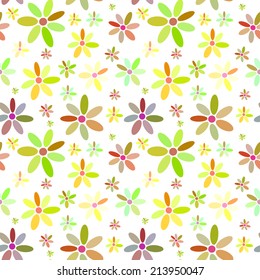 Beautiful floral pattern. Seamless floral pattern. 