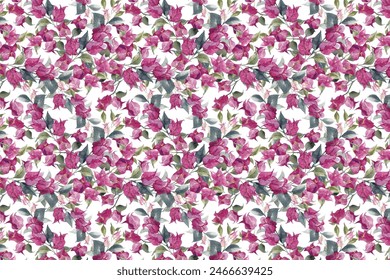 Hermoso patrón floral en Pequeñas flores abstractas. Pequeñas flores.   fondo. Impresión diminuta. Fondo floral sin costuras. La elegante Plantilla de los estampados de moda.