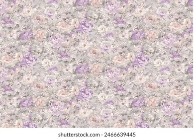 Beautiful floral pattern in small abstract flowers. Small flowers.   background. Ditsy print. Floral seamless background. The elegant the template for fashion prints.