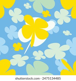 Wunderschönes Blumenmuster in kleinen abstrakten Blüten. Kleine bunte Blüten. Mehrfarbiger Hintergrund. Ditsy Print. Floraler nahtloser Hintergrund. Klassische Vorlage für Modedrucke. Bestandsmuster.