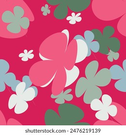 Beautiful floral pattern in small abstract flowers. Small colorful flowers. Multicolor background. Ditsy print. Floral seamless background. Vintage template for fashion prints. Stock pattern.