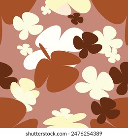 Beautiful floral pattern in small abstract flowers. Small colorful flowers. Multicolor background. Ditsy print. Floral seamless background. Vintage template for fashion prints. Stock pattern.