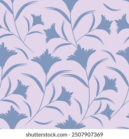 Beautiful floral pattern in small abstract flowers. Small colorful flowers. Coral pink background. Ditsy print. Floral seamless background. Elegant template for fashion prints. Stock pattern