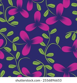 Beautiful floral pattern in small abstract flowers. Small colorful flowers. Coral pink background. Ditsy print. Floral seamless background. Elegant template for fashion prints. Stock pattern