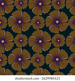 Beautiful floral pattern in small abstract flowers. Small colorful flowers. Ditsy print. Floral seamless background. Elegant template for fashion prints. Stock pattern