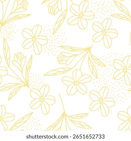 Beautiful floral pattern in small abstract flowers. Small colorful flowers. Coral pink background. Ditsy print. Floral seamless background. Elegant template for fashion prints. Stock pattern
