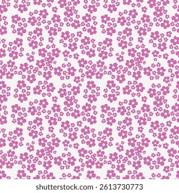 Beautiful floral pattern in small flowers. Small colorful flowers. White background. Liberty print. Floral seamless background. Trendy template for fashion prints. Stock pattern