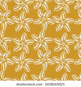 Schönes Blumenmuster in kleinen Blumen. Kleine bunte Pastellblumen. Weißer Hintergrund. Freiheitsdruck. floraler, nahtloser Hintergrund. Trendy Vorlage für Modedrucke. Stockmuster