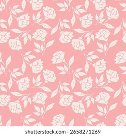 Beautiful floral pattern in small flowers. Small colorful pastel flowers. White background. Liberty print. Floral seamless background. Trendy template for fashion prints. Stock pattern