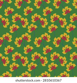 Beautiful floral pattern in small flowers. Small repeat floral flower seamless pattern background. Ditsy print. Floral seamless background. Elegant flower template for decor, wallpaper,
