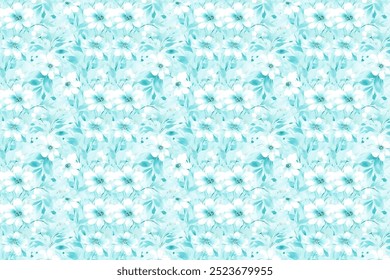 Un hermoso patrón floral para la materia textil, toda la impresión digital . 
