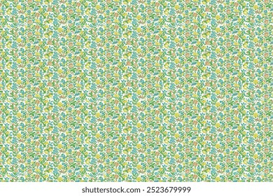 a beautiful floral pattern for textile , all digital print . 