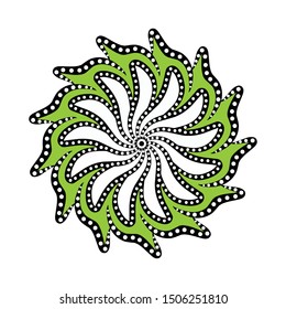Beautiful floral pattern. Vector illustration