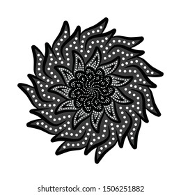 Beautiful floral pattern. Vector illustration