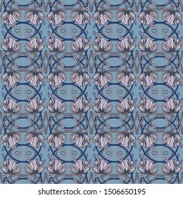 Beautiful floral pattern. Vector illustration of poppys. Cute pattern for textile, wallpapers or prints