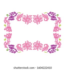 Beautiful floral pattern. Vector illustration
