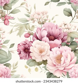 Beautiful floral patterns seamless design