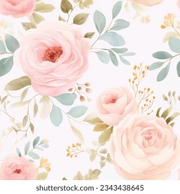 Beautiful floral patterns seamless design
