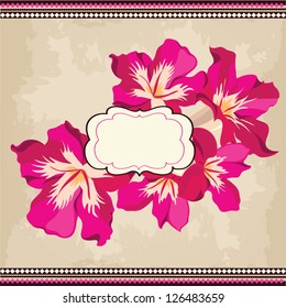 Beautiful floral pattern.Spring background
