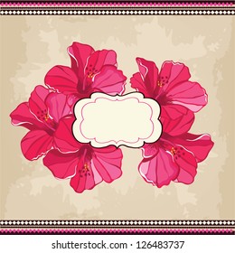 Beautiful floral pattern.Spring background