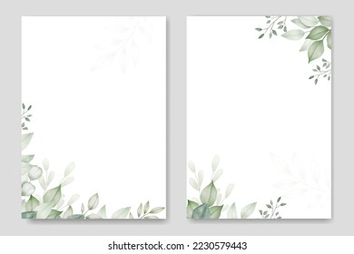 Beautiful Floral Roses Flowers Wedding Invitation Card template